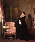 Auguste Toulmouche Famous Paintings - Consolation